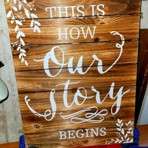 Wedding sign